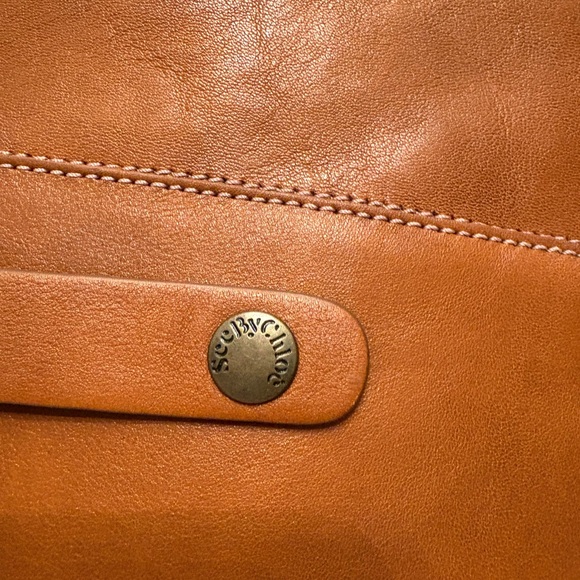 See by Chloe knee high boots size 37.5 or 7 US excellent condition brown leather - Picture 3 of 15